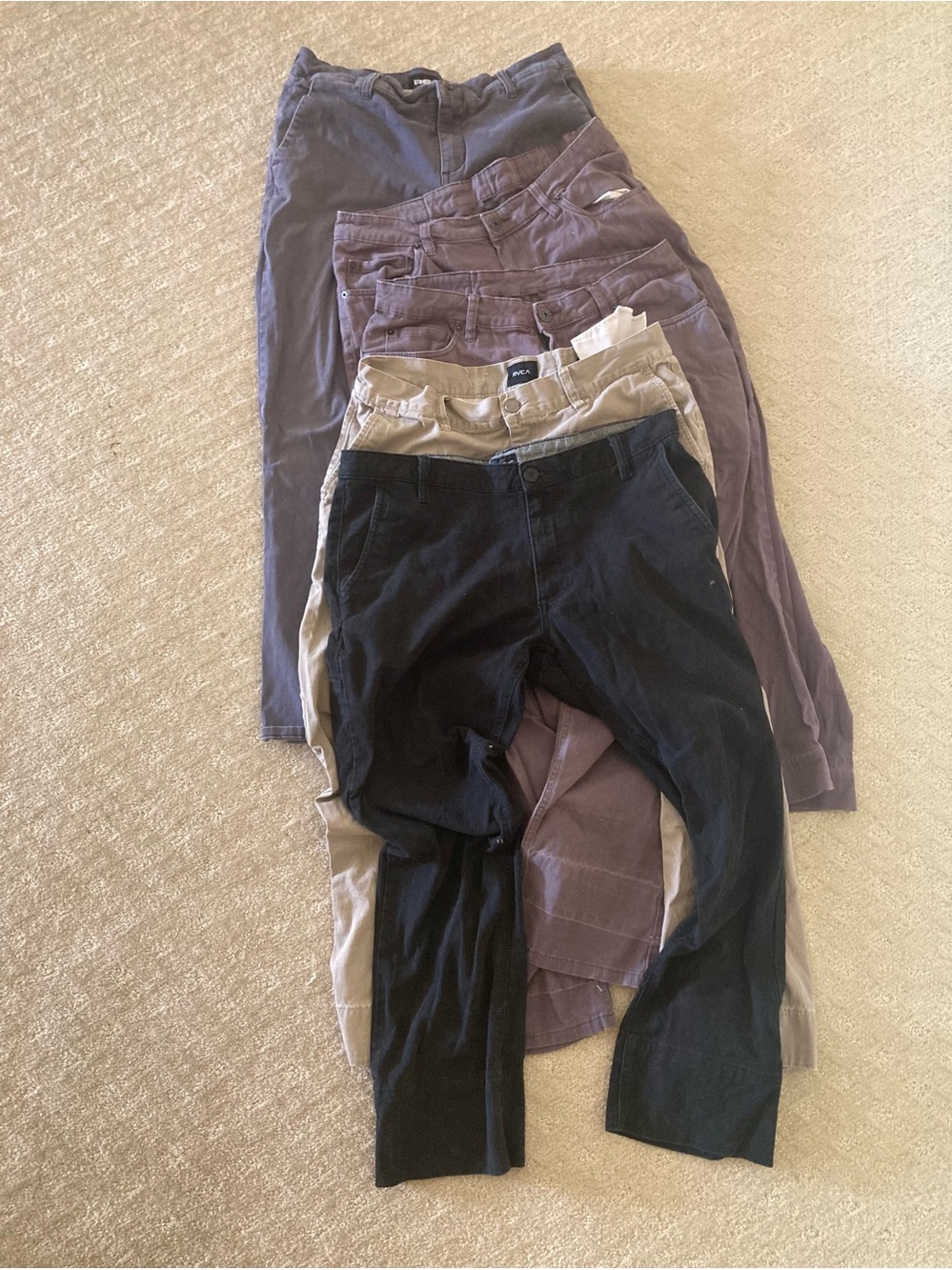 5 pairs vintage pants